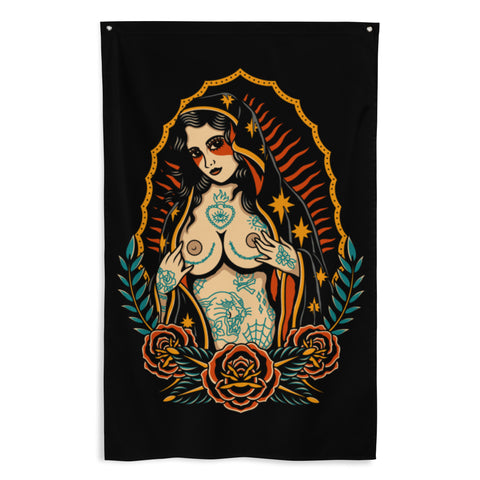 Our Lady of Hellfire Flag