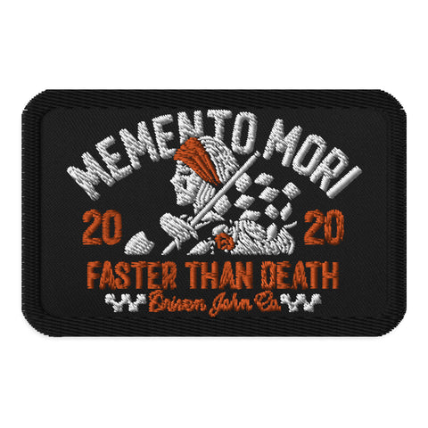 Memento Mori embroidered patches