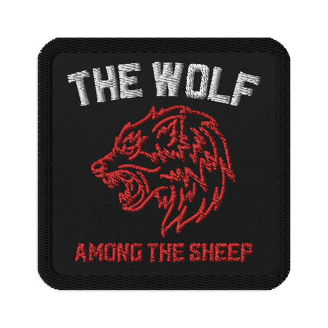 The Wolf embroidered patch